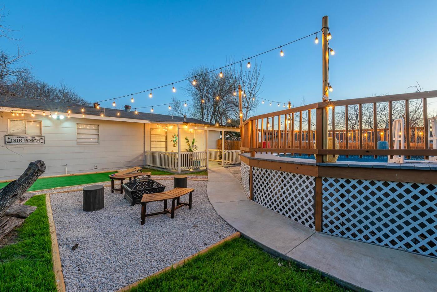 Game Room, Pool & Fire Pit At The Medical Center ซานอันโตนิโอ ภายนอก รูปภาพ